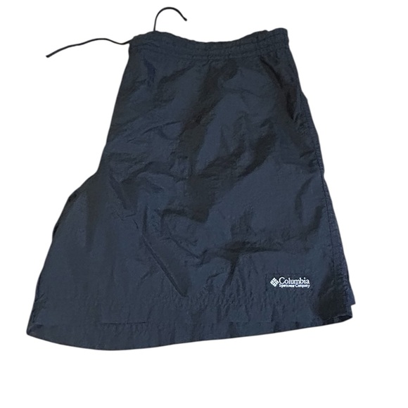 Vintage Columbia Black Nylon Shorts Womens M Y2K Hiking Outdoor Gorpcore - Picture 3 of 11